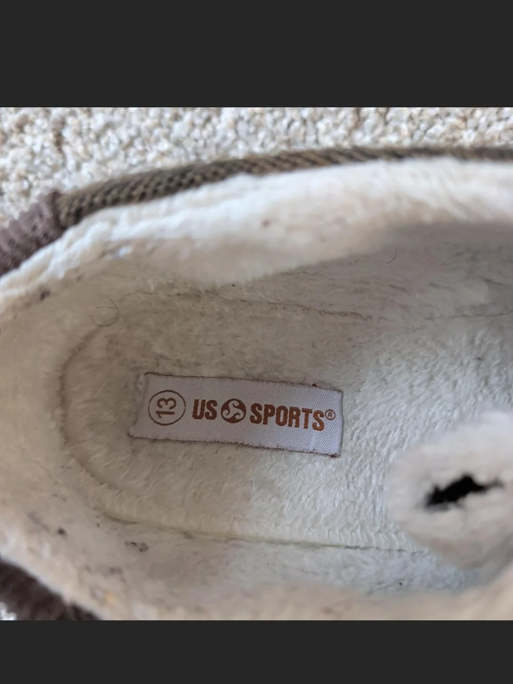 Mens Brown Slip-On Cozy Shoes